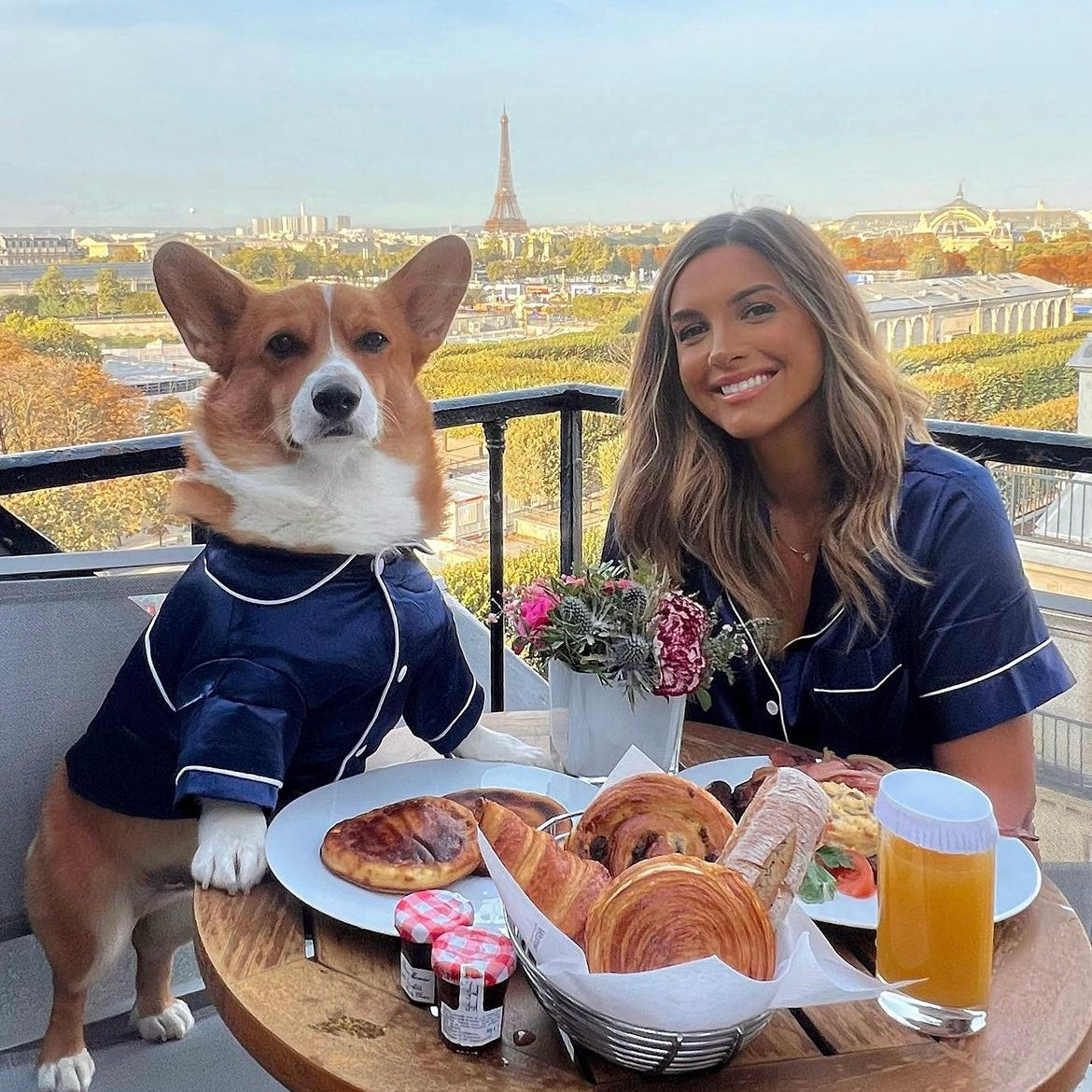 Navy Pet Pajamas